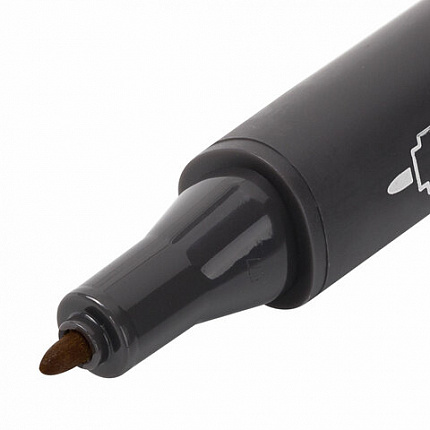 Маркер для скетчинга двусторонний 1 мм - 6 мм BRAUBERG ART CLASSIC, ЖЕЛТАЯ ОХРА (Y423), 151847