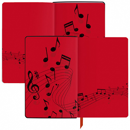 Ежедневник недатированный А5 (138х213 мм), BRAUBERG VISTA, под кожу, гибкий, 136 л., "Jazz", 112044