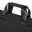 Сумка портфель HEIKKI ULTRA (ХЕЙКИ) с отделением для ноутбука 15,6", Total black, черная, 28х39х3 см, 272609