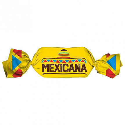 Конфеты шоколадные МЕКСИКАНА с арахисовой пастой и хрустящими шариками, 500 г, ВК271