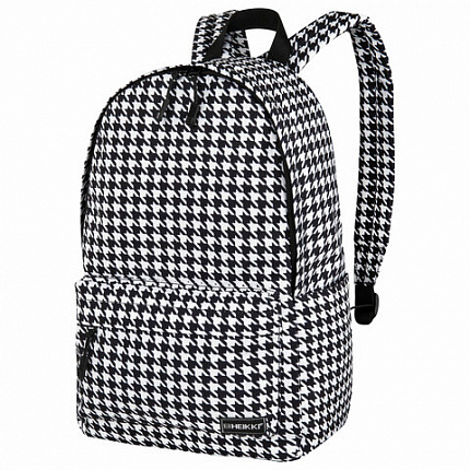 Рюкзак HEIKKI POSITIVE (ХЕЙКИ) универсальный, карман-антивор, "Houndstooth", 42х28х14 см, 273857