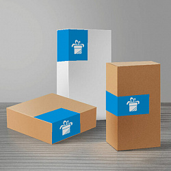 Этикетка самоклеящаяся 210х297 мм, 1 этикетка, синяя, 80 г/м2, 50 листов, STAFF BASIC, 115686