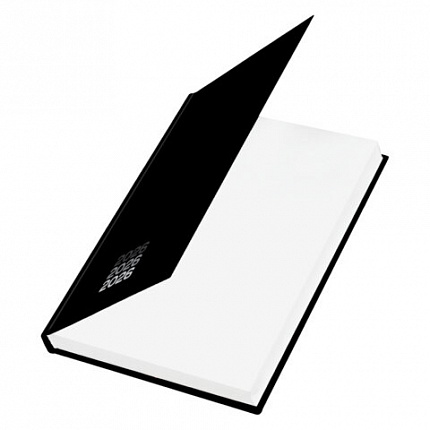 Ежедневник датированный 2026 145х215 мм, А5, STAFF, ламинированная обложка, "Black style", 117325