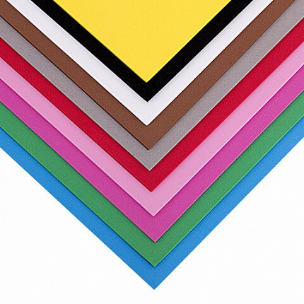 Пористая резина/фоамиран А4, 2 мм, НАБОР №2, 10 листов, 10 цветов, яркие цвета, ОСТРОВ СОКРОВИЩ, 660074