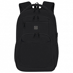 Рюкзак HEIKKI SECURE (ХЕЙКИ) универсальный, отделение для ноутбука, черный, 46x31x19 см, 273894