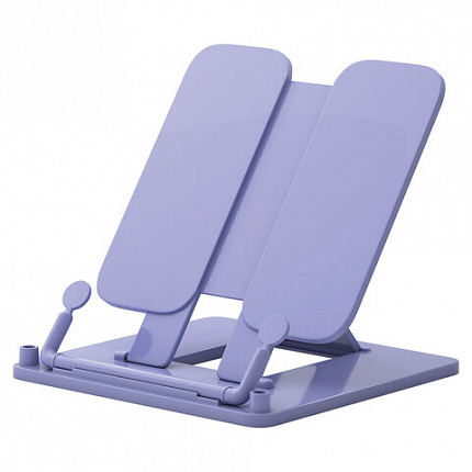 Подставка для книг и учебников ERICH KRAUSE, пластик, ассорти (черная, серая, фиолетовая, мятная), 64740