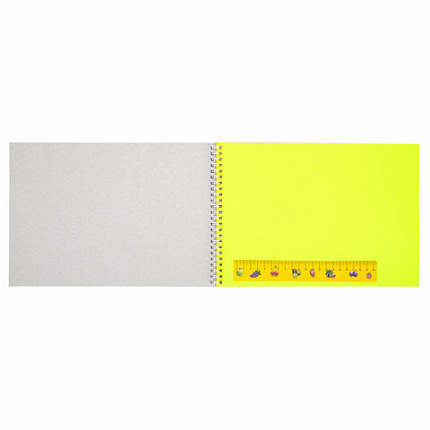 Цветная бумага А4 для аппликаций и оригами, 30 л., 10 цв., 80 г/м2, гребень, "Басня", 210х297 мм, ПО-9166