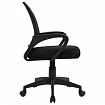 Кресло CROMEX (КРОМЕКС) "Top CH-695", с подлокотниками, сетка/ткань TW, черное, 533065