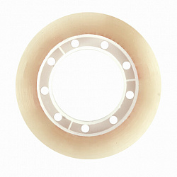 Клейкие ленты 12 мм х 33 м канцелярские ОФИСМАГ, комплект 4 шт., прозрачные, гарантированная длина, 223126