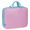 Папка на молнии с ручками STAFF EVERYDAY А4, 1 отделение, полиэстер, 80 мм, нежно-розовая, 271488