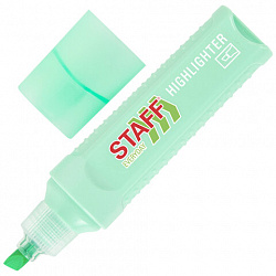Набор текстовыделителей 6 ПАСТЕЛЬНЫХ ЦВЕТОВ, STAFF "EVERYDAY HL-707", линия 1-5 мм, скошенный наконечник, 152551