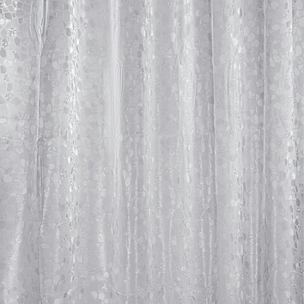 Шторка для ванной EVA, 180х200 см, кольца в комплекте, СЕРАЯ ЛЕДЯНАЯ СВЕЖЕСТЬ, PRIMILA (ПРИМИЛА), 700101