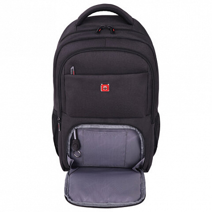 Рюкзак GERMANIUM UPGRADE универсальный, 2 отделения, отделение для ноутбука, USB-порт, UP-4, черный, 47х31х19 см, 271668