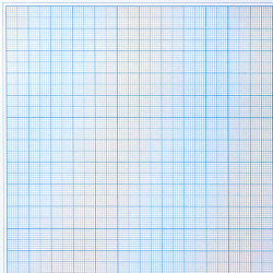 Бумага масштабно-координатная (миллиметровая), планшет, БОЛЬШОЙ ФОРМАТ А3, голубая, 20 листов, ПЛОТНАЯ 80 г/м2, STAFF, 113491