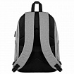 Рюкзак HEIKKI ACTIVE (ХЕЙКИ) универсальный, отделение для ноутбука, USB-порт, серый, 44х31х14 см, 272561
