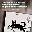 Тетрадь А5 96 л. BRAUBERG, на сшивке с корешком, клетка, обложка картон, "Кот-Непоседа", 405292