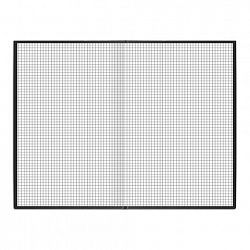 Книга учета 96 л., клетка, твердая, бумвинил, блок офсет, А4 200х290 мм, BRAUBERG, черная, 130223