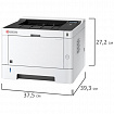 Принтер лазерный KYOCERA ECOSYS P2040dw А4, 40 стр./мин., 50000 стр./мес., ДУПЛЕКС, Wi-Fi, сетевая карта, 1102RY3NL0