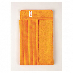 Тряпка для мытья пола, 50х60 см, плотная микрофибра, желтая, 380 г/м2, PACLAN "Practi Microfiber", 411020