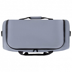 Сумка спортивная HEIKKI MOVE RENOWNED (ХЕЙКИ), отделение для обуви, серая, 28x51x26 см, 273910