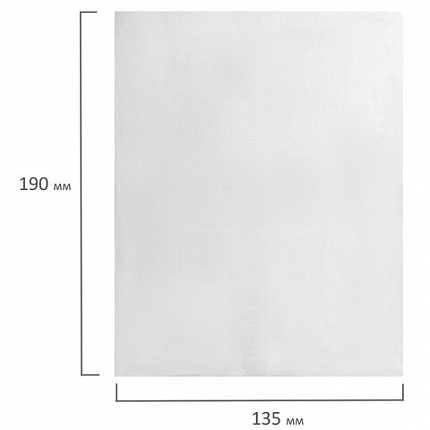 Салфетки косметические 200 шт. в упаковке, 2 слоя, 13,5х19 см, LAIMA PREMIUM UNIT PACK, 116357