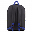Рюкзак STAFF TRIP универсальный, 2 кармана, черный с синими деталями, 40x27x15,5 см, 270786