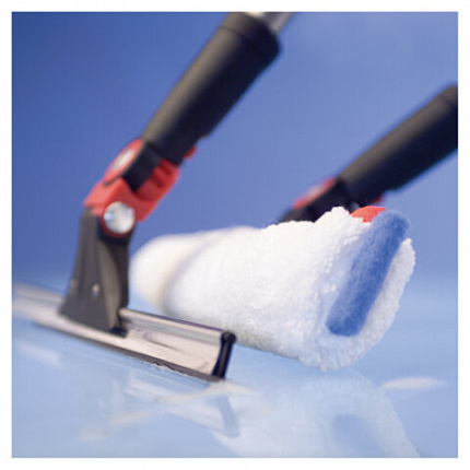 Насадка-шубка для мытья окон VILEDA "Эволюшн", микрофибра, ширина 35 см (к щетке 602099), 500207