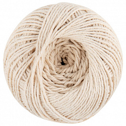 Шпагат хлопковый для прошивки документов, вязания, макраме, длина 200 м, диаметр 2 мм, BRAUBERG, 700363