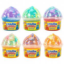 Слайм + шариковый пластилин, 115 г, ассорти 6 видов, JOLLY JOT (ДЖОЛЛИ ДЖОТ), 665949