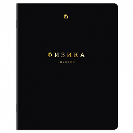 Тетради предметные, КОМПЛЕКТ 12 ПРЕДМЕТОВ, 48 л., Soft-Touch, 3D-фольга, BRAUBERG, "BLACK GOLD", 405602
