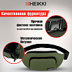 Сумка на пояс HEIKKI RIO (ХЕЙКИ), карман, регулируемый ремень, хаки, 30х12x10 см, 272616