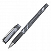 Ручка гелевая с грипом BRAUBERG "GRAPHITE VIVID", ЧЕРНАЯ, пишущий узел 0,5 мм, линия письма 0,35 мм, 144542