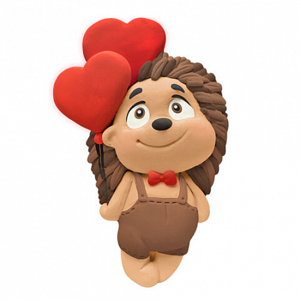 Фигурка-раскраска из гипса "С открыткой", с красками и кистью, ассорти, BRAUBERG KIDS, 666011