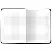 Блокнот с резинкой в клетку 96 л., МАЛЫЙ ФОРМАТ А6 (109х148 мм), твердая обложка, BRAUBERG, "Elements", 113736
