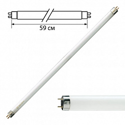 Лампа люминесцентная PHILIPS TL-D 18W/54-765, 18 Вт, цоколь G13, в виде трубки 59 см, холодный дневной свет