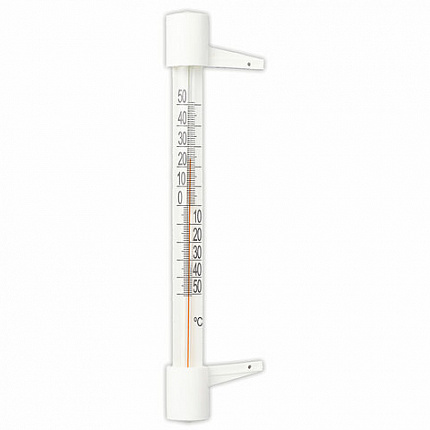 Термометр оконный, крепление на гвозди, диапазон от -50 до +50°C, ПТЗ, ТБ-202