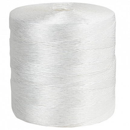 Шпагат полипропиленовый крученый длина 2200 м, диаметр 2,3 мм, BRAUBERG, 607945