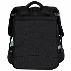 Рюкзак BRAUBERG KIDS MIND с пеналом в комплекте, 2 отделения, "Football", 40х28х18 см, 273178