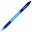 Ручка шариковая масляная автоматическая с грипом ЮНЛАНДИЯ COLOR MIX, СИНЯЯ, 0,7 мм, линия письма 0,35 мм, 143239