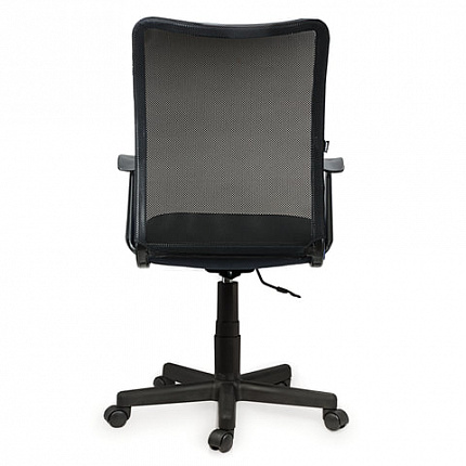 Кресло BRABIX "Spring MG-307", с подлокотниками, черное TW, 531406