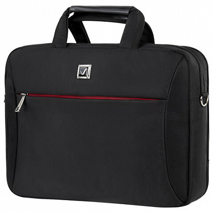 Сумка портфель BRAUBERG DANDY с отделением для ноутбука 15-16", 2 отделения, "Combi", черная, 32х41х10 см, 240397
