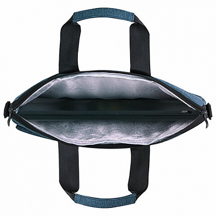 Сумка портфель HEIKKI NOVATION (ХЕЙКИ) с отд. для ноутбука 13-14", синяя, 28х38х3 см, 272593