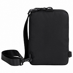 Сумка на плечо HEIKKI TORRENT (ХЕЙКИ) с карманом, "Chess emoji", черная, 25х18х3 см, 272638