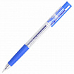 Ручка гелевая автоматическая с грипом BRAUBERG "GLA", СИНЯЯ, стандартный узел 0,5 мм, линия письма 0,35 мм, 144216