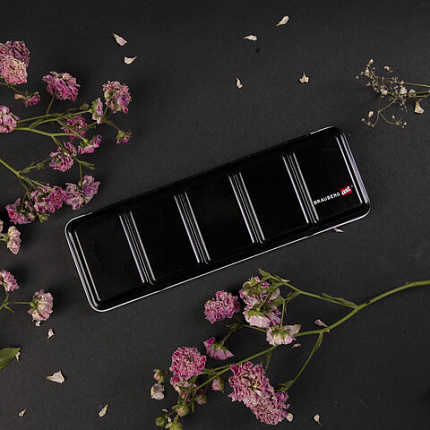 Акварель художественная кюветы НАБОР 24 цвета по 3,5 г, металлический кейс, BRAUBERG ART PREMIERE, 191773