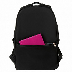 Рюкзак BRAUBERG FASHION CITY универсальный, карман-антивор, "Hug me", черный, 44х31х16 см, 272570