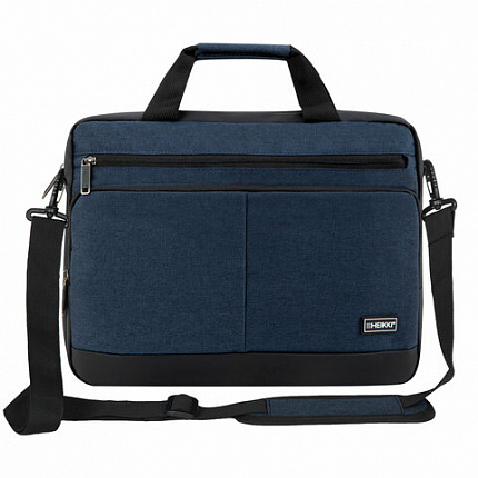 Сумка портфель HEIKKI FORWARD (ХЕЙКИ) с отделением для ноутбука 15,6", темно-синяя, 29х40х9 см, 272612