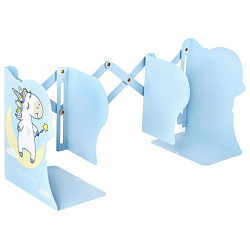 Подставка-держатель для книг и учебников фигурная BRAUBERG KIDS "Unicorn" раздвижная, металл, 238069