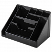 Подставка-органайзер BRAUBERG GRAND OFFICE, 9 отделений, 115х160х105 мм, черная, 238098