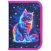 Пенал BRAUBERG, 1 отделение, полиэстер, 21х14 см, "Space cat", 273518